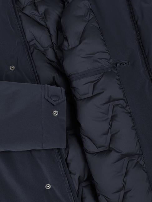 ENDURANCE Padded parka with hood navy blue - Men's Jackets