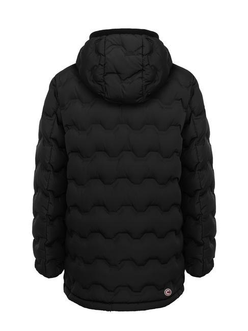 UNCOMMON Maxi down jacket with hood black - Men's down jackets
