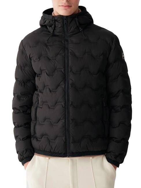 UNCOMMON Down jacket with pockets and hood black - Men's down jackets