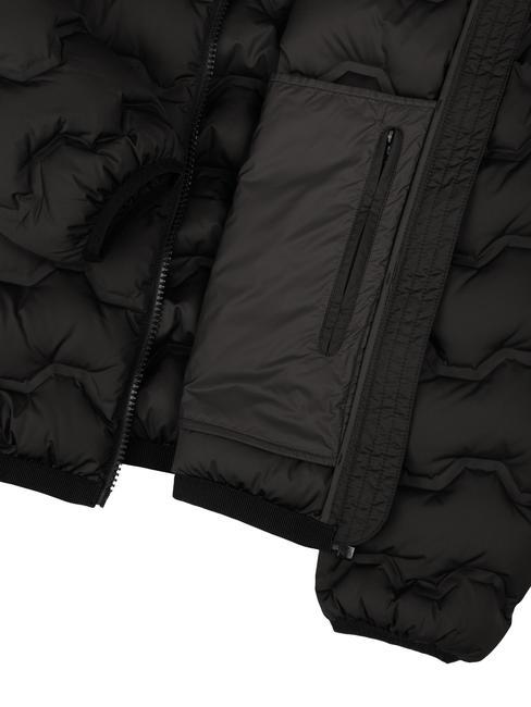 UNCOMMON Down jacket with pockets and hood black - Men's down jackets