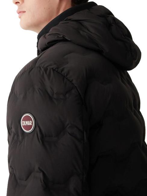 UNCOMMON Down jacket with pockets and hood black - Men's down jackets