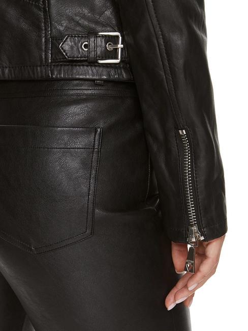 BIKER Leather jacket jet black multi - Women's Jackets