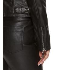 GUESS BIKER Leather jacket jet black multi - Women's Jackets - 3