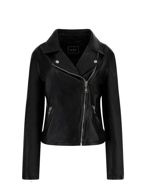 BIKER Leather jacket jet black multi - Women's Jackets
