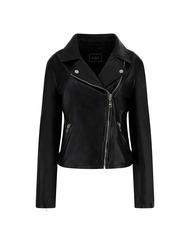 GUESS BIKER Leather jacket jet black multi - Women's Jackets - 4