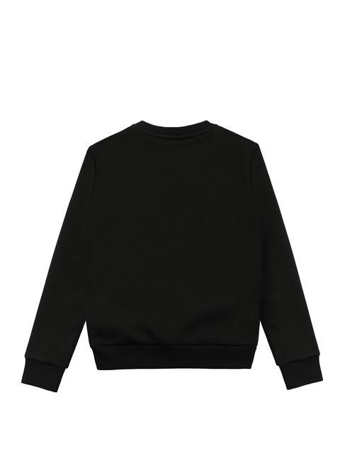 MODISH KIDS Crewneck sweatshirt with logo print black - Baby Sweatshirt