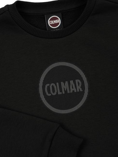 MODISH KIDS Crewneck sweatshirt with logo print black - Baby Sweatshirt