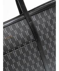 ALVIERO MARTINI PRIMA CLASSE MONOGRAM  Shoulder Shopping Bag Black - Women’s Bags - 3