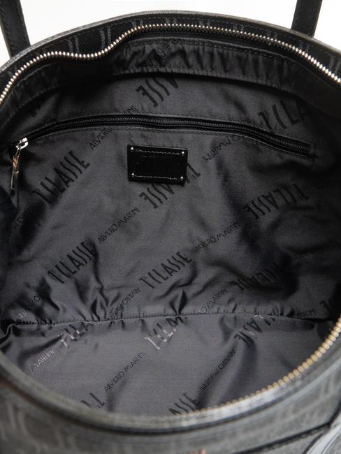 MONOGRAM  Shoulder Shopping Bag Black - Women’s Bags