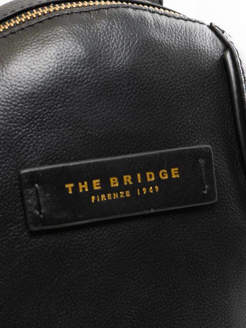 DOMITILLA Leather backpack Black Gold - Women’s Bags