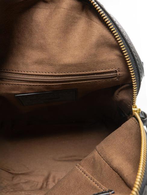 DOMITILLA Leather backpack Black Gold - Women’s Bags