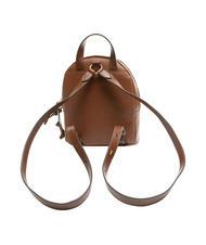 THE BRIDGE DOMITILLA Leather backpack BROWN - Women’s Bags - 3