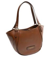 THE BRIDGE DOMITILLA  Shoulder shopper, in leather BROWN - Women’s Bags - 2