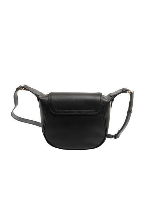 DOMITILLA Shoulder bag, leather Black Gold - Women’s Bags