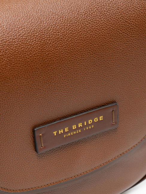 DOMITILLA Shoulder bag, leather BROWN - Women&rsquo;s Bags