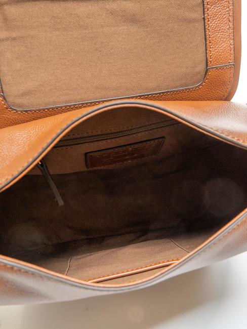 DOMITILLA Shoulder bag, leather BROWN - Women&rsquo;s Bags