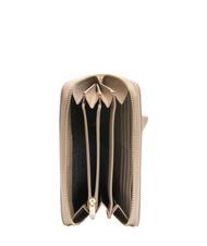 ARMANI EXCHANGE A|X METALLIC LOGO Large zip around wallet dark pisco - Women’s Wallets - 2