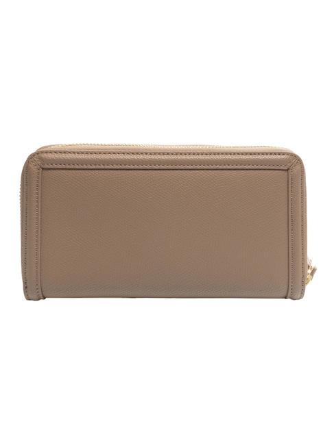 A|X METALLIC LOGO Large zip around wallet dark pisco - Women’s Wallets