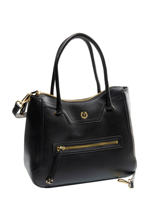 ZIPPER Handbag with shoulder strap Black - Women’s Bags