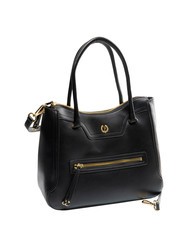 POLLINI ZIPPER Handbag with shoulder strap Black - Women’s Bags - 2