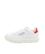 LOVE MOSCHINO BOLD 40 Leather sneakers white/lacquer - Women’s shoes - 2