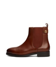TOMMY HILFIGER STUD LOW CHELSEA Leather ankle boot cognac brown - Women’s shoes - 2