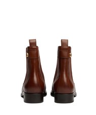 TOMMY HILFIGER STUD LOW CHELSEA Leather ankle boot cognac brown - Women&rsquo;s shoes - 3