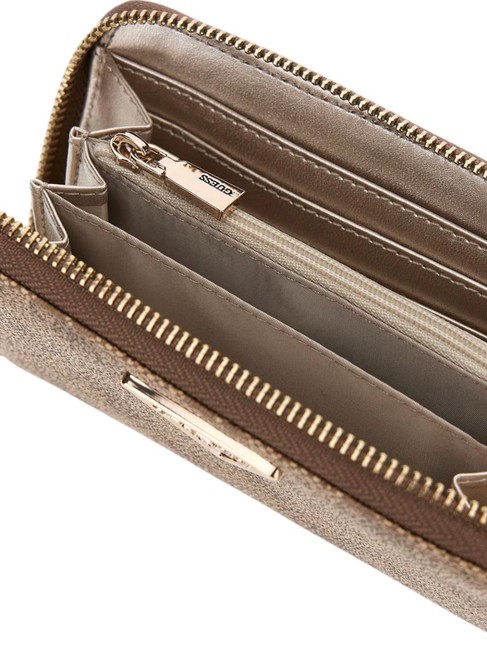 LAUREL 4G Medium Zip Around Wallet MILK LOGO - Women&rsquo;s Wallets