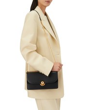 FURLA SFERA Shoulder bag, leather crossbody bag Black - Women’s Bags - 7