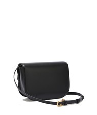 FURLA SFERA Leather bag with shoulder flap Black - Women’s Bags - 2