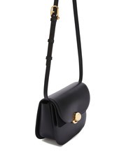 FURLA SFERA Leather bag with shoulder flap Black - Women’s Bags - 3