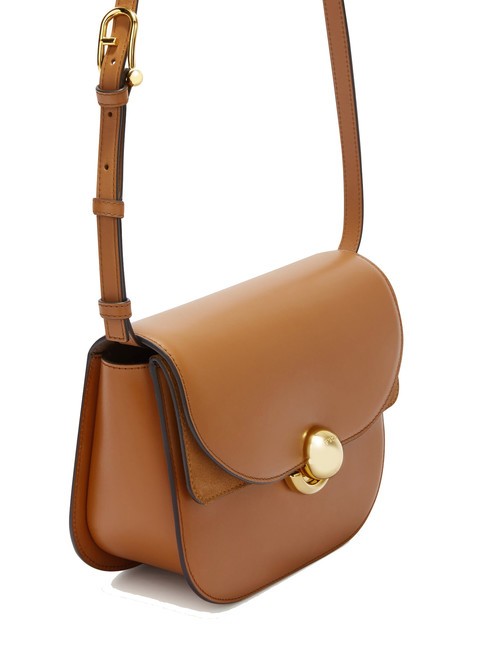 SFERA Leather bag with shoulder flap brandy - Women&rsquo;s Bags