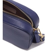 COCCINELLE TEBE Shoulder bag in textured leather royal blue - Women&rsquo;s Bags - 4