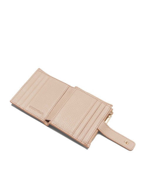 METALLIC SOFT Mini leather wallet rosette - Women&rsquo;s Wallets
