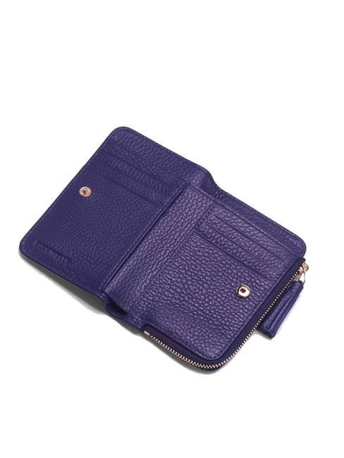 TASSEL Pebbled leather wallet royal blue - Women&rsquo;s Wallets