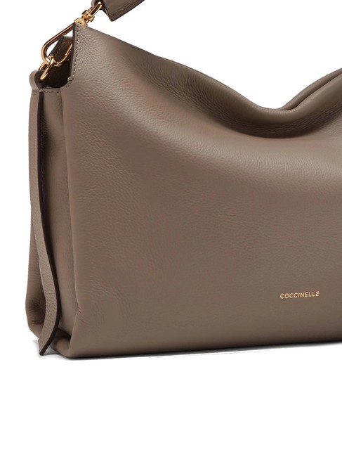 BOHEME GRANA DOUBLE Handbag, with shoulder strap, in leather warm t./rosette - Women&rsquo;s Bags