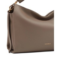 COCCINELLE BOHEME GRANA DOUBLE Handbag, with shoulder strap, in leather warm t./rosette - Women&rsquo;s Bags - 3