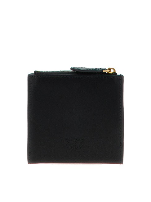 MULTI PURPOSE Compact leather wallet black-antique gold - Women&rsquo;s Wallets