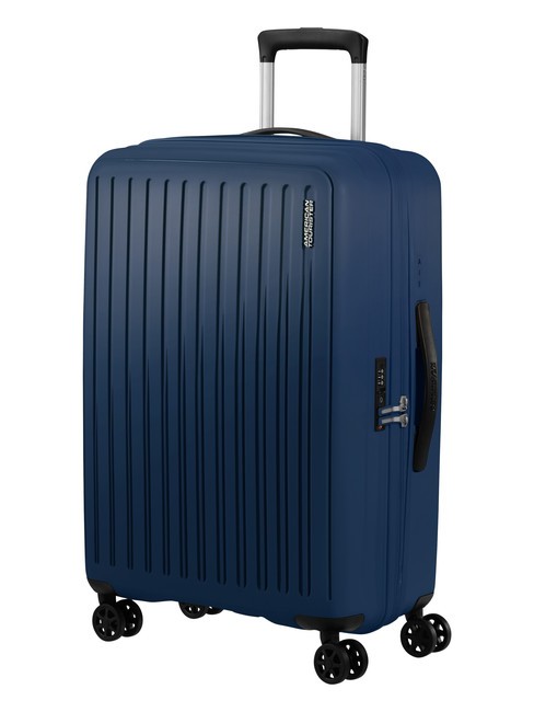 REJOY Medium size trolley blu navy - Rigid Trolley Cases