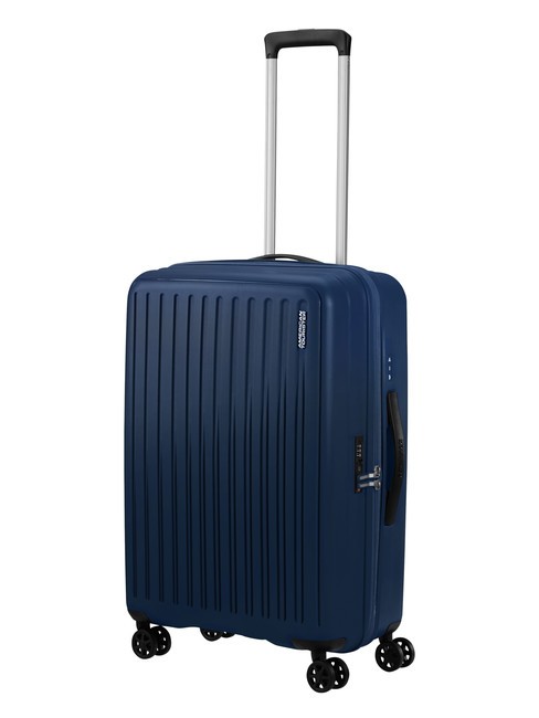 REJOY Medium size trolley blu navy - Rigid Trolley Cases