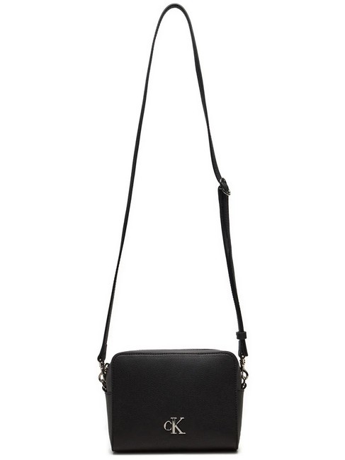 CK JEANS MINIMAL MONOGRAM  Mini Shoulder Camera Bag pvh black - Women’s Bags