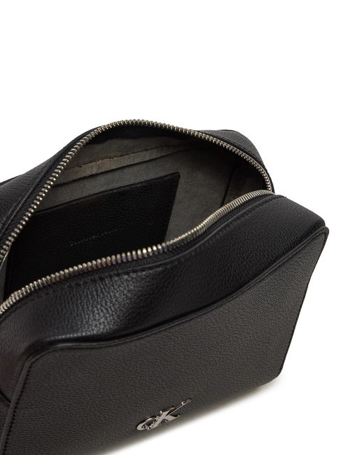 CK JEANS MINIMAL MONOGRAM  Mini Shoulder Camera Bag pvh black - Women’s Bags
