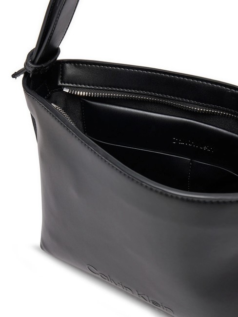 EMBOSSED CALVIN  Shoulder bag ck black - Women’s Bags