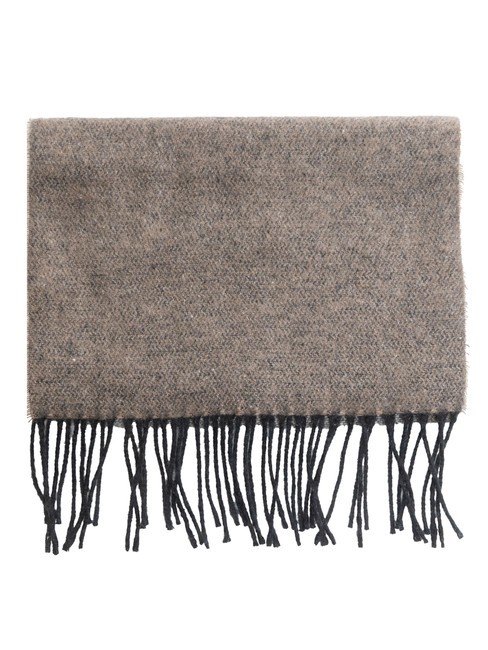 1C Fringed scarf NATURAL - Scarves