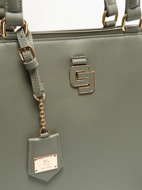 CARRIE Shopper bag with shoulder strap MILITARY - Women’s Bags