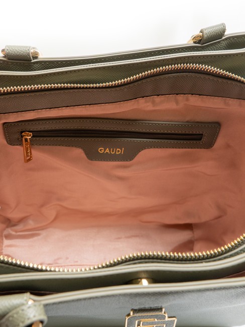 CARRIE Shopper bag with shoulder strap MILITARY - Women’s Bags