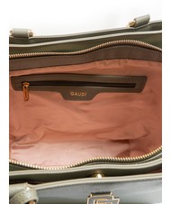 GAUDÌ CARRIE Shopper bag with shoulder strap MILITARY - Women’s Bags - 5