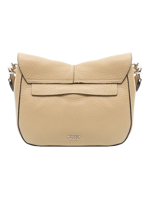 SIERRA Leather bag with shoulder strap BEIGE - Women’s Bags