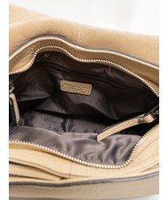 TOSCA BLU SIERRA Leather bag with shoulder strap BEIGE - Women’s Bags - 5