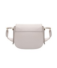 TOSCA BLU VERBIER Leather shoulder bag with flap ICE - Women’s Bags - 4